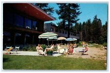 c1960's Shore Lodge Scene Terrace Rear McCall Idaho ID Unposted Vintage Postcard picture