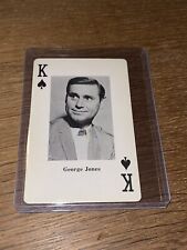 EXTREMELY RARE 1970 HEATHER COUNTRY MUSIC GEORGE JONES MUSIC CARD picture