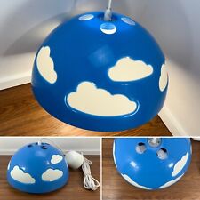Vintage/Discontinued Ikea Skojig Blue Cloud Children’s Light Shade, Ceiling Lamp picture