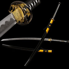 41'' Full Tang Polished 1095 Steel Katana Razor Sharp Japanese Samurai Sword picture