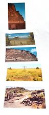 Vintage 5 National Monument Park CA Postcards of Ancient Volcanos and Lava Beds picture