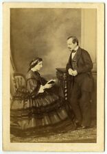 1860-70 CDV. Mr. and Mrs. Ulric Perrot. The Military and Politician (1808-74)? picture