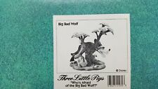 WDCC DISNEY THREE LITTLE PIGS WHO'S AFRAID OF THE BIG BAD WOLF 60TH LE COA BOX picture