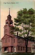 1915. WARNER, NH. CONG. CHURCH. POSTCARD. picture