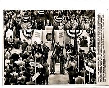 LG48 1956 Wire Photo SETTING AS GOP CONVENTION OPENED San Francisco Leonard Hall picture