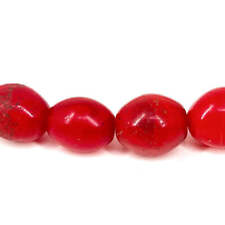 Red Pigeon Egg Trade Beads picture