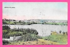 Santa Fe Lake - Posted 1909 Cincinnati OH - Post Card picture