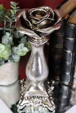 Antiqued Gothic Rococo Baroque Shades Of Alchemy Rose Decorative Candle Holder picture