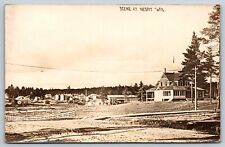 Scene At Neopit Wisconsin RPPC Postcard Town View Houses Landscape Road 1910 picture