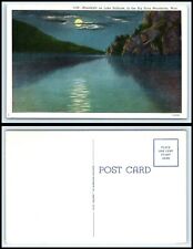 WYOMING Postcard - Lake Solitude At Moonlight / Night, Big Horn Mountains R26 picture