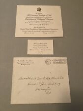 1937 U.S. Constitution Sesquicentennial Exhibition Invitation W/Envelope  picture