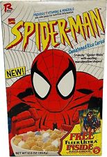 1995 Ralston Marvel Comics Spider-Man Cereal 12.5 oz Full Box Factory Sealed picture