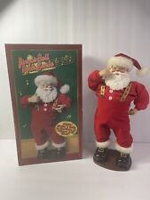 Vintage 1998 Jingle Bell Rock Santa Animated Dancing Musical 16