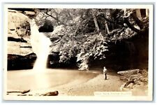 c1910's View Of Cedar Falls Hocking Co. Ohio OH RPPC Photo Antique Postcard picture