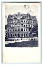 c1905 New York NY, Staats-Zeitung Building Street View Unposted Antique Postcard picture