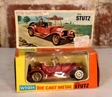 Genuine Die-Cast Metal Antique Red 1914 Stutz Classic Car, WT-234 - New picture
