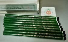Tin with 9 New Vintage A.W. Faber Castell Pencils #9606 Germany picture