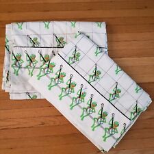 Vintage  Martex Kermit The Frog Banjo Muppets Lot 2 Twin Flat  Sheets 1980s picture