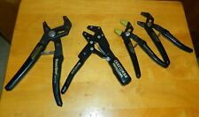 Set Of 4 CRAFTSMAN PROFESSIONAL ROBOGRIP PLIERS Made In USA picture