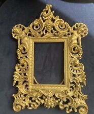 Cast Iron Antique Victorian Mermaids Or SeaNymphs Standing Dresser Frame, 1890’s picture