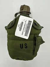 GENUINE USGI MILITARY SURPLUS 1 QUART WATER CANTEEN AND COVER ARMY USMC OD GREEN picture