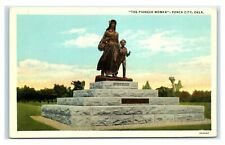 Postcard The Pioneer Woman, Ponca City, Oklahoma I56 picture