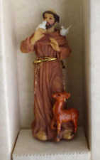 ST FRANCIS OF ASSISI FIGURE PROTECTOR OF GOD'S CREATURES PATRON ANIMAL VTG 1999 picture