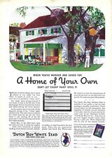 1937 Dutch Boy White Lead Paint Home Of Your OwnVintage Magazine Print Ad/Poster picture