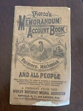 Antique 1902 Buffalo NY Pierce's Memorandum & Account Book USED picture