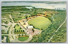 Artist Conception~Air View Jamestown Park Virginia~Vintage Postcard picture