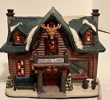 Holiday Time Country Charms Hunting Lodge Lighted Christmas Village House Lights picture