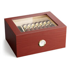 Desktop Humidors Cigars 30-50 Cigar Humidors Tabletop Cigar Box with Hygrometer picture