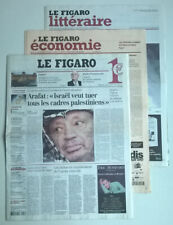 LE FIGARO N°17 866 of 17/01/2002 - THE DEATH OF MICHEL PONIATOWSKI/ Entr. Arafat picture