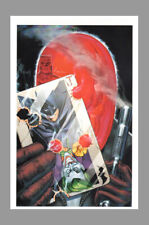 Billy Tucci SIGNED Remarqued Batman Art Print w/ Original Sketch JOKER RED HOOD picture