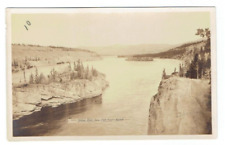 RPPC Yukon River below Five Fingers Rapids Yukon Canada Postcard Photo Unposted picture