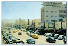 c1950's Avenida Revolucion Streen Scene Tijuana Mexico Vintage Postcard picture