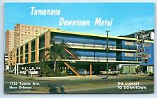 Postcard Tamanaca Downtown Motel, New Orleans LA 1960's F116 picture