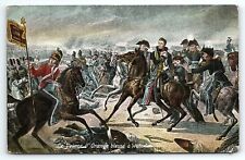 1907 WATERLOO POSTMARKED THE PRINCE OF ORANGE WOUNDED AT WATERLOO POSTCARD P4321 picture