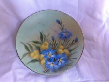 Vintage 1960s Handpainted Porcelian Plate Wild Flower Perth W.A. picture