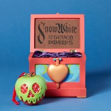 Disney Poison Apple Ornament in Heart Box Snow White and the Seven Dwarfs picture