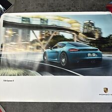 2016 PORSCHE 718 CAYMAN S OFFICIAL SHOWROOM POSTER picture