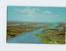 Postcard Aerial View of the Thousand Islands International Bridge New York USA picture