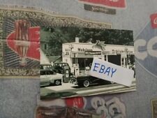1950s MOBILGAS SERVICE STATION, 4X6 B&W PHOTO REPRINT BRAND NEW  picture