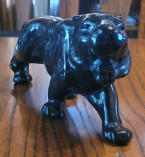 Vintage MCM Stalking Black Panther Tiger Cat Ceramic Figure - Rare picture