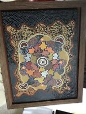 Australian Original Aboriginal Acrylic Art Natasha Morrison 25”x20” picture
