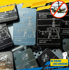 Tag Keychains Made of Piece broken russian Alligator KA-50 attack helicopter picture