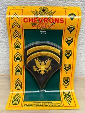Vtg Vietnam Era US Army Specialist 1st Class 6 Rank Insignia Chevrons 2 Pairs picture