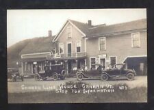 REAL PHOTO CANAAN VERMONT VT. CANAAN HOUSE OLD CARS POSTCARD COPY picture