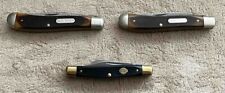Lot of 3 Vintage US Schrade Knives Knife 2 Old Timer 194OT & Schrade Copenhagen picture