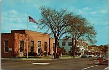 Ridgewood, New Jersey Postcard Post Office / Downtown Street Scene c1960 Unused picture